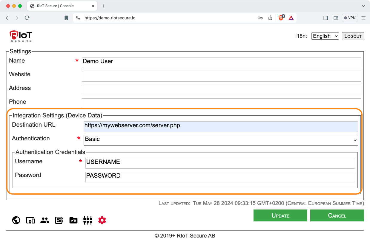 Authentication Basic