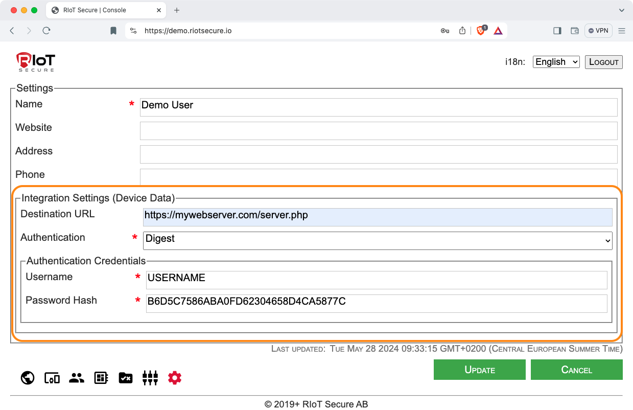 Authentication Digest