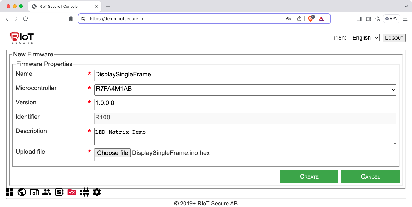 Firmware Fields