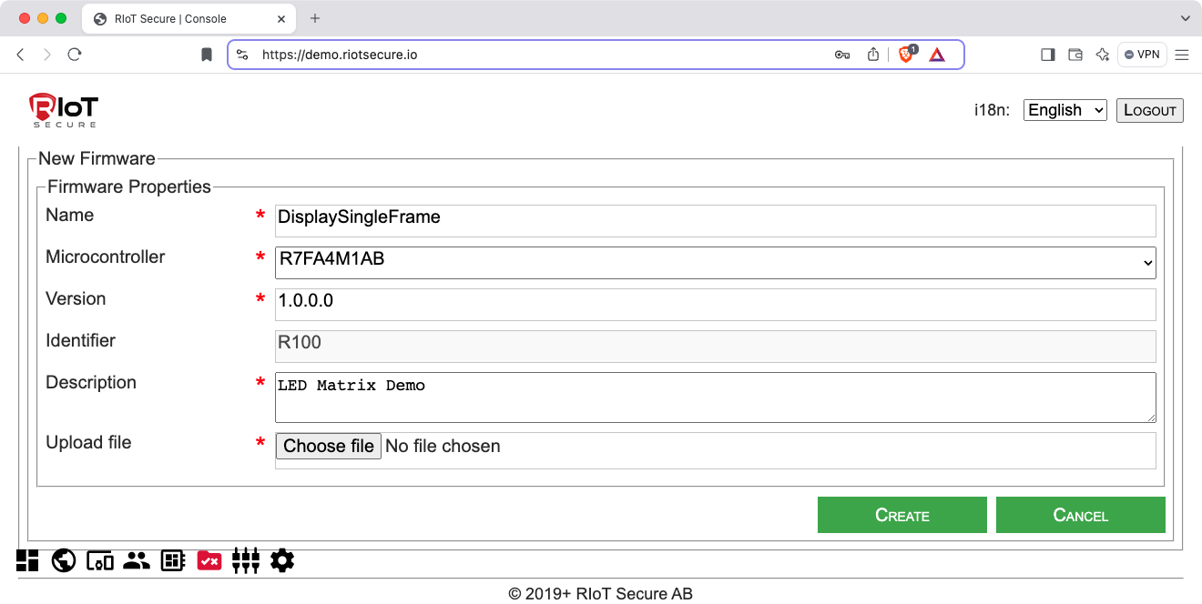 Firmware Fields