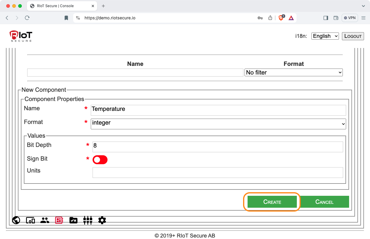 Packet Component Create